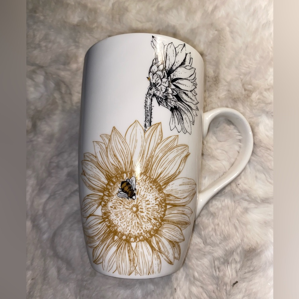 50%offw❤️ TAG Coffee Tea Mug Cup Ivory let it be cottagecore farmhouse shabby